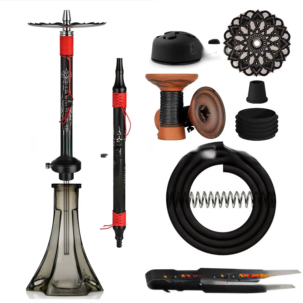 New Hookah, Hookah Single Tube Pot Large Gift Box Full Set
