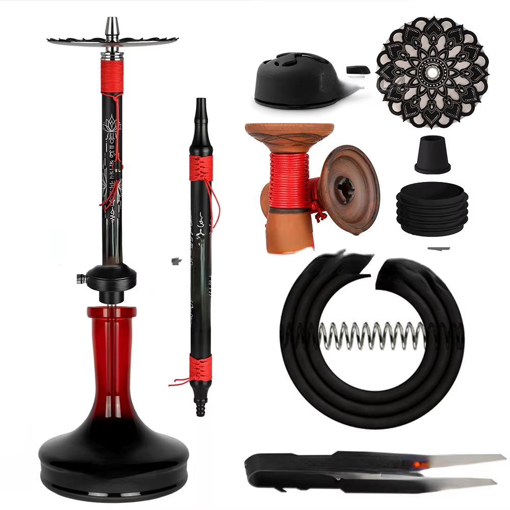 New Hookah, Hookah Single Tube Pot Large Gift Box Full Set