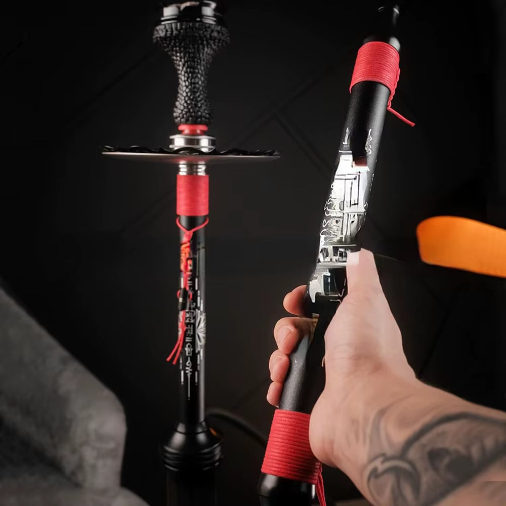 New Hookah, Hookah Single Tube Pot Large Gift Box Full Set