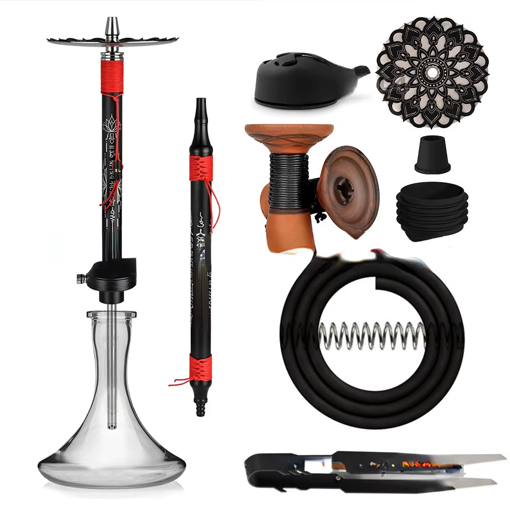 New Hookah, Hookah Single Tube Pot Large Gift Box Full Set