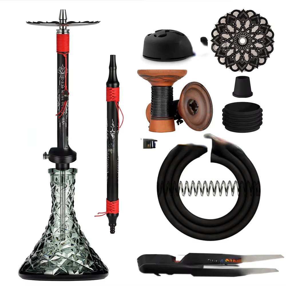 New Hookah, Hookah Single Tube Pot Large Gift Box Full Set