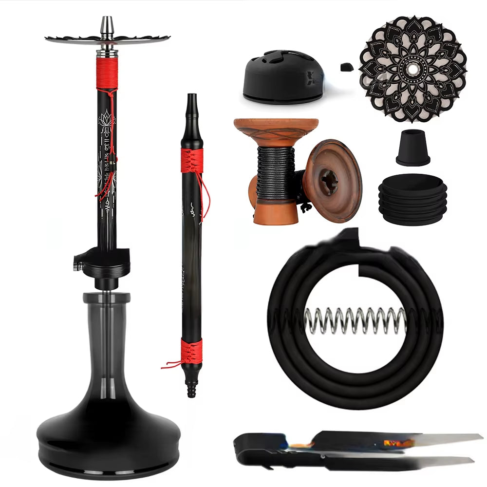 New Hookah, Hookah Single Tube Pot Large Gift Box Full Set