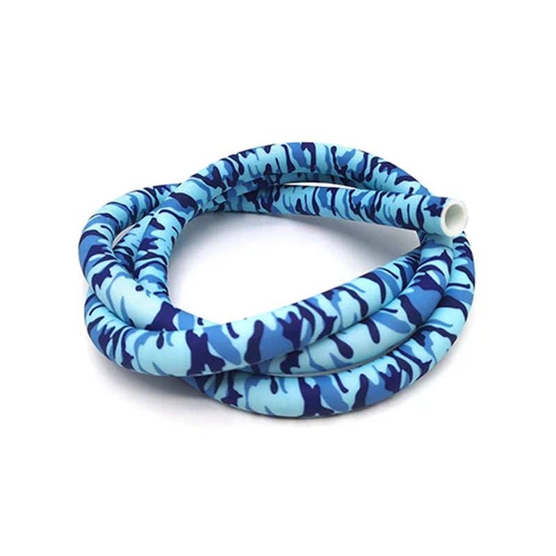 Colourful Silicone Hookah Hoses Shisha Accessories Carbon Fiber Skull Black Blue Color ID 12Mm OD 17Mm LEN 1500Mm LM-H056
