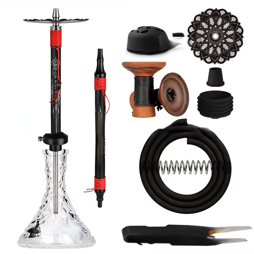 New Hookah, Hookah Single Tube Pot Large Gift Box Full Set