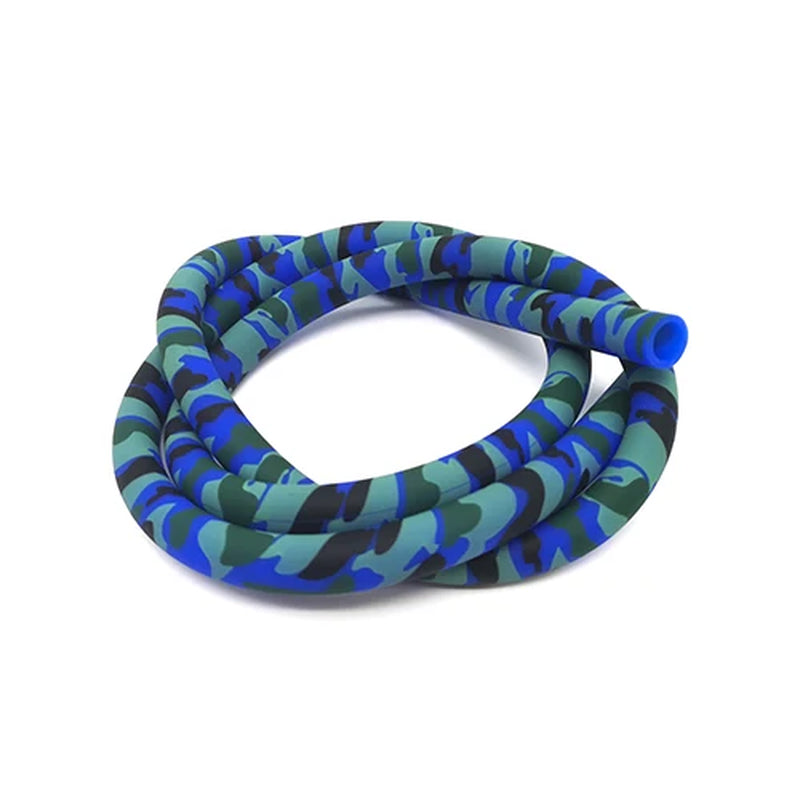 Colourful Silicone Hookah Hoses Shisha Accessories Carbon Fiber Skull Black Blue Color ID 12Mm OD 17Mm LEN 1500Mm LM-H056