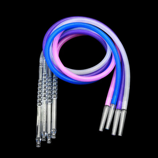 1PC 160Cm Lenght Plastic Hookah Hose Hookah Plastic Handle Shisha Mouth Narguile Filter Tip Hookah Hose