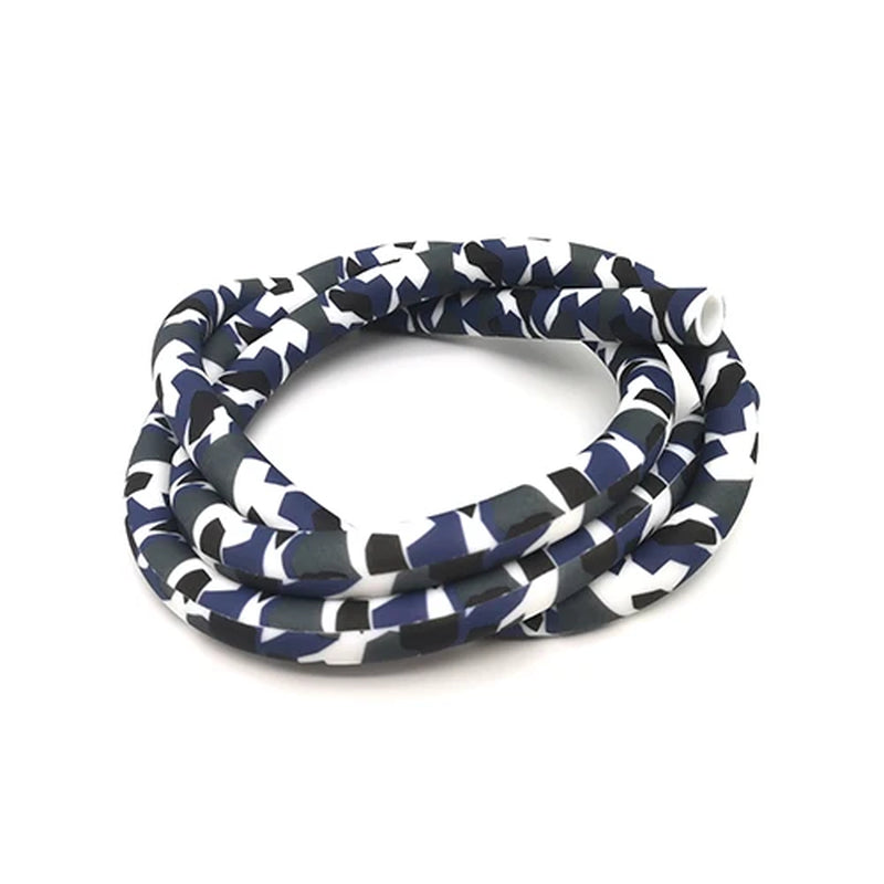 Colourful Silicone Hookah Hoses Shisha Accessories Carbon Fiber Skull Black Blue Color ID 12Mm OD 17Mm LEN 1500Mm LM-H056